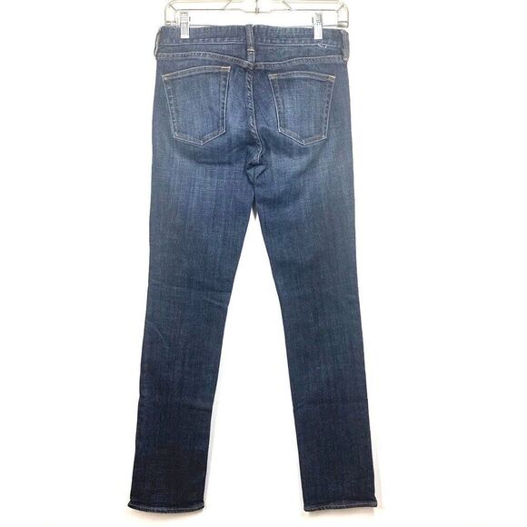 J. Crew Matchstick Straight Leg Jeans Mid Rise Cotton Medium Wash Women Size 26 - Picture 2 of 5